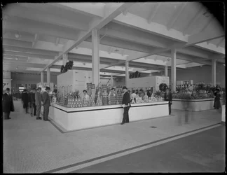 Vista interior del Mercado de la Calle 95, Ciudad de Nueva York, 22 de octubre de 1915