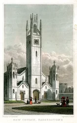 Iglesia Nueva, Haggerston, Hackney, Londres