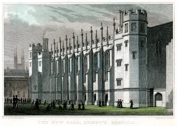 El Nuevo Salón, Hospital de Cristo, Londres, 1828