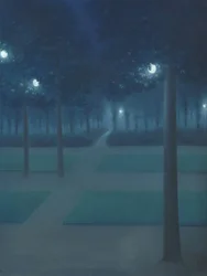Nocturno en el Parc Royal, Bruselas