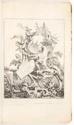 Frontispicio del Libro 4, en Ocho libros de Ornamento