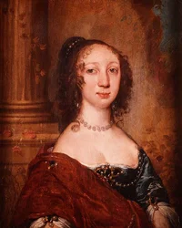 Retrato de una dama, medio cuerpo