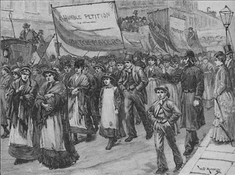 Procesión de casamenteros a Westminster, 1892