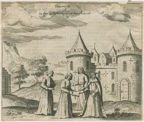 Castillo de Tamworth - Vidrio de ventana