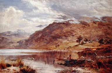Cum Bychan, cerca de Harlech, Gales