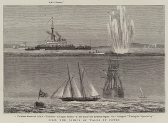 SAR el Príncipe de Gales en Cowes