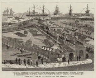 Extensión ferroviaria en Portsmouth, la nueva estación del puerto