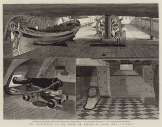 El Aniversario de la Muerte de Nelson, a Bordo del HMS Victory