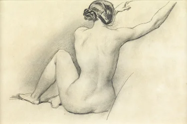 Desnudo Sentado
