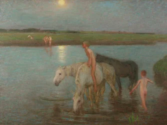La ribera del río