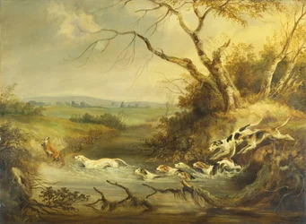 Close to the Kill by the Brook (óleo sobre lienzo)