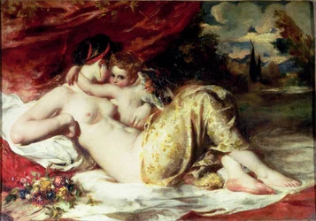Venus y Cupido, c.1830 (óleo sobre lienzo)
