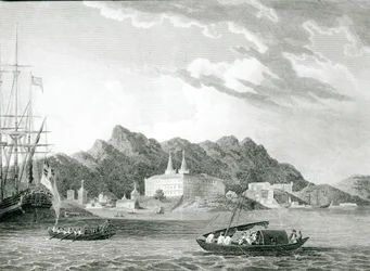 Puerto de Río de Janeiro, con el Monasterio Benedictino