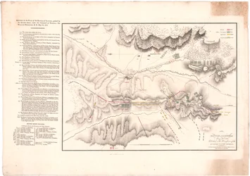Un plano de la batalla de la Albuera