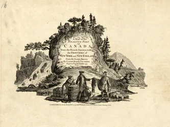 Indios en el Comercio de Pieles en Canadá, 1777