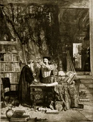 El alquimista, ilustración de 