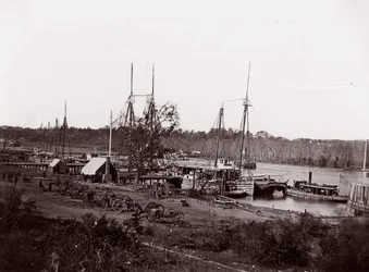 Broadway Landing, río Appomattox, 1864