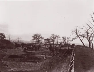 Cerca de Dutch Gap, Virginia. Fort Brady, ca. 1865.