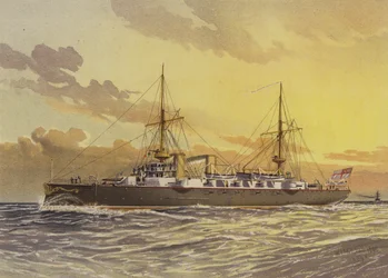 HMS Undaunted, crucero de primera clase - blindado