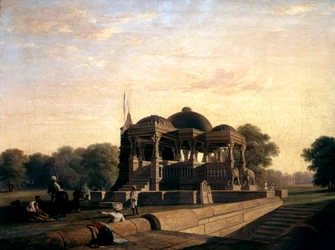 Templo Antiguo en Hulwud, 1826