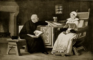 Lady Jane Grey en prisión, ilustración de 