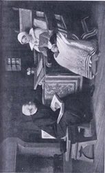 Lady Jane Grey en la Torre, ilustración de La Biblioteca Mundial de los Mejores Libros, c.1940