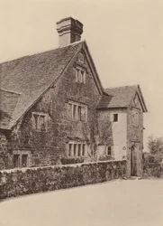 En Tillington, cerca de Petworth, West Sussex (foto en blanco y negro)
