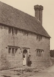 Bean Lodge, New Grove Lane, cerca de Petworth, Sussex (foto en blanco y negro)