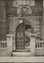 Puerta, Hospital de los Abades, Guildford, Surrey