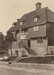Seven Stars Inn, Robertsbridge, Sussex (foto en blanco y negro)