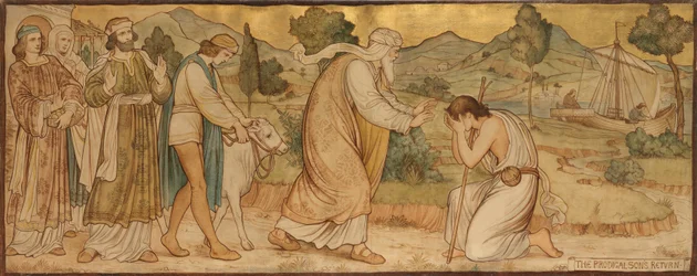 La parábola del hijo pródigo, c.1884 (Óleo sobre lienzo)