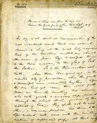 Manuscrito del Sermón No. 159 por William Greenleaf Eliot, 15 de abril de 1838