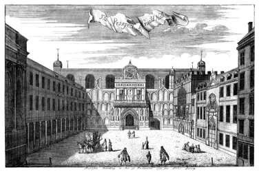 Vista de Guildhall, Ciudad de Londres, 1755 1886