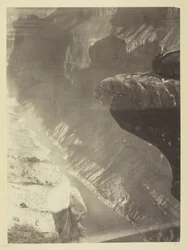 Mirando al sur hacia el Gran Cañón, Río Colorado, Cruce de Sheavwitz