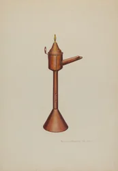 Lámpara de Aceite de Ballena, c. 1938