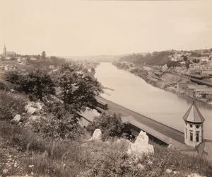 Lehigh Valley desde Piccadilly Hill, para el Lehigh Valley Railroad
