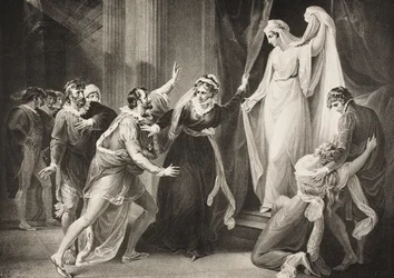 Una capilla en la casa de Paulina, Acto V, Escena III, de 