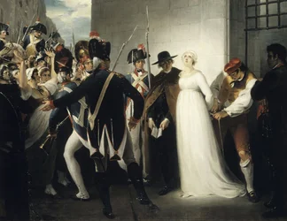 María Antonieta siendo llevada a su ejecución el 16 de octubre de 1793, 1794