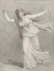 La dramaturga Sarah Siddons en el papel de Eufrasia