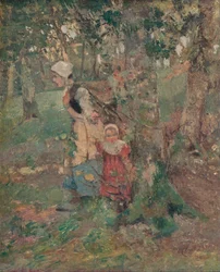 El borde del bosque, c. 1916
