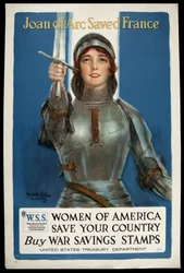 Juana de Arco salvó a Francia, c.1918
