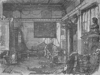 El antiguo estudio de Alma Tadema, 1890