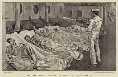 ¡Despierten, durmientes!, una escena de madrugada en el Ophir