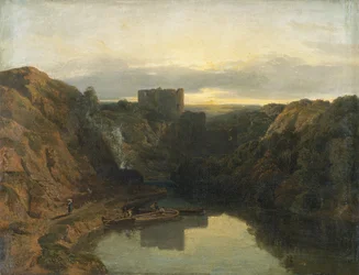 Castillo de Cilgerran (óleo sobre lienzo)