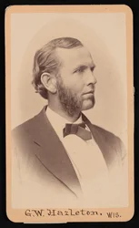 Retrato de Gerry Whiting Hazleton 1829-1920