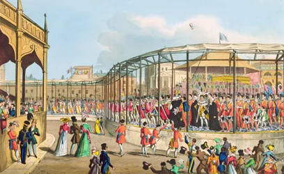 Procesión de la coronación de Jorge IV, 1821