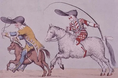 Joseph Grimaldi como el Payaso 