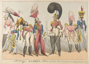 Dandis militares o Héroes de 1818, 1818