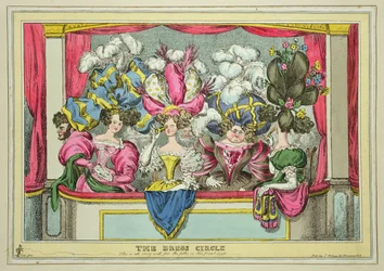 El Círculo de Vestidos, publicado por Thomas McLean, Londres