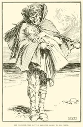 Llevó a la pequeña Perdita a casa con su esposa